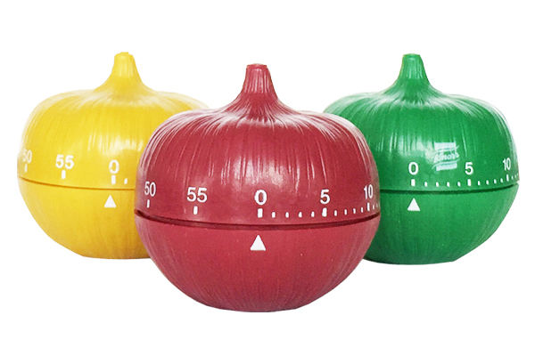 Onion Shaped Timer Manually Operated Mechanical Timer 60 Minute Countdown Kitchen Timer