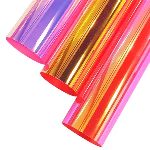 Épaisseur 0.1MM PVC illusion lisse, imperméable et brillant pour la fabrication de sacs et de vêtements film PVC