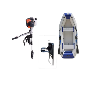 Set Professionale di Kayak Gonfiabile per Pesca, Gommone Resistente da 1,75m con Motore Elettrico da 18LB e Supporto, MOQ 1 Set - Product Image 1