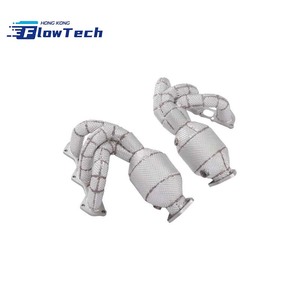 ท่อร่วมไอเสียแบบไหลสูง ความยาวเท่ากัน วัสดุสแตนเลส T304L สำหรับ Porsche 718 GT4 4.0L - Product Image 2