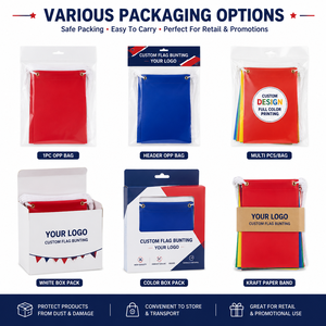 Bandera Rectangular Personalizada con Logotipo, Banderas Coloridas para Decoración de Puestos y Exhibición Promocional en Eventos de Apertura de Tiendas - Product Image 6
