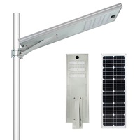 Bifacial lampu tenaga surya jalan terbaik, 300W 200W 100W lampu tahan air terintegrasi Owered dengan kamera luar ruangan di kota pintar