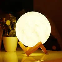 Luz De Luna en forma de globo, lámpara de Luna brillante 3D de noche, 8 CM, precio al por mayor