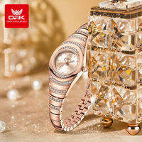 Montre à quartz Goldie GEDI pour femme avec boîtier en alliage, bracelet et cadran à aiguilles, étanche 30M, haute valeur