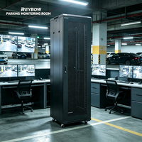 Armoire de serveur réseau 22U pour centre de données, montage en rack 19 pouces, standard, extérieur, noir, OEM/ODM