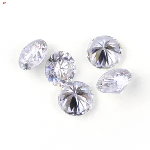 Different Quality Round Cut DEF Color 3mm-12mm Moissanite White Diamond Wholesale