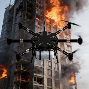 Drone de lutte contre les incendies, drone agricole pulvérisateur professionnel à longue portée - Product Image 4