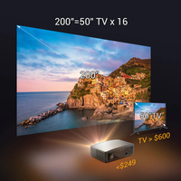 BYINTEK K25 Portable 4K Android Smart WiFi Home Cinéma Jeu Vidéo LED LCD Hologramme Proyector Prise USB PC Projecteur Full HD