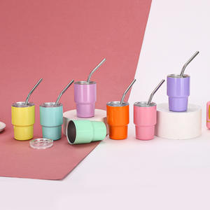 Design moderne 3oz Mini tasse à <span class=keywords><strong>café</strong></span> sous vide en acier inoxydable 304 paille portable transfrontalière pour <span class=keywords><strong>Amazon</strong></span> <span class=keywords><strong>thermos</strong></span> en verre à vin pour - Product Image 3