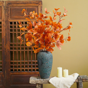 Bouquets de feuilles d'eucalyptus artificielles Ruilisi en soie pour la décoration intérieure, accessoires de mariage, plantes vertes d'intérieur - Product Image 2