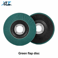Disque à lamelles en zircone alumineuse verte de 4 pouces T27 T29 en stock, support en fibre de verre robuste, disque abrasif pour le décapage de la rouille