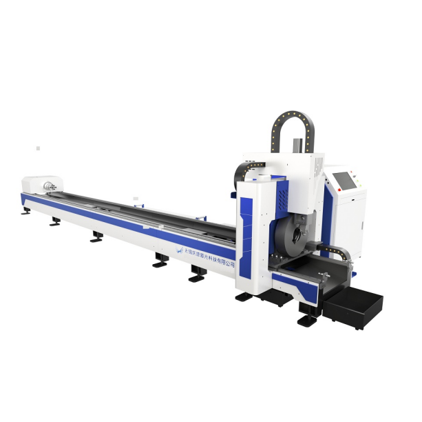 QY CNC pipe fibe laser cutting machine made-in-china metal tube laser cutter price