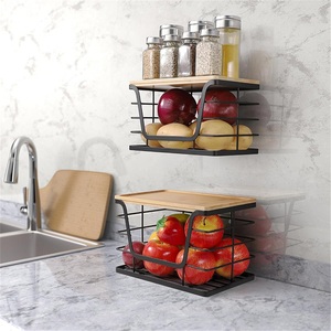 Modern Stainless Steel Tabletop Garbage Bag Storage Rack Kitchen Cabinet <b>Standing</b> Type Fruit Storage Basket Sink Sorting Rack - Product Image 3