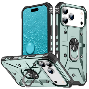 360 độ xoay gấp đứng TPU PC 2in1 trường hợp điện thoại cho Iphone 17 Pro Max 16e 15 14 cộng với 13 12 11 Pro Chống Sốc trường hợp bìa - Product Image 1