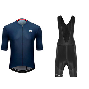 Ensemble maillot et short de cyclisme KAPVOE pour homme, respirant, en polyester, pour l'été, équipement de cyclisme sur route - Product Image 2