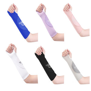 Manchons de protection pour le volleyball en polyester uni pour adultes et jeunes, antidérapants, avec trou pour le <span class=keywords><strong>pouce</strong></span>, compression élastique, poignée en silicone - Product Image 4