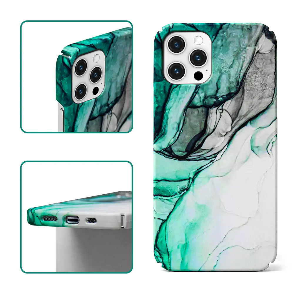 Funda de teléfono con revestimiento 3D para móvil, cubierta de sublimación 2 en 1 con estampado personalizado para iPhone 12