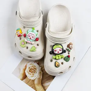 New Dongdong shoes shoe flower resin cute cartoon bubble Mart DIY removable shoe buckle accessories