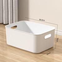 Boîte de rangement rectangulaire en plastique PP haute capacité, écologique et durable, avec couvercle, pour cuisine et placards, idéale pour les collations et articles divers - Offre Spéciale