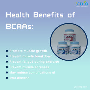 Poudre de <span class=keywords><strong>BCAA</strong></span> en vrac YOUTH <span class=keywords><strong>Pure</strong></span> 2:1:1 500g Complément nutritionnel sportif pour adultes Récupération musculaire L-Leucine L-Isoleucine Valine Dose de 5g - Product Image 4