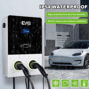 สถานีชาร์จเร็ว AC CCS เชิงพาณิชย์ GBT OCPP CCS2 วอลล์บ็อกซ์ สำหรับรถยนต์ไฟฟ้า Tesla ระดับ 2 กำลังไฟ 7-44 กิโลวัตต์ - Product Image 1