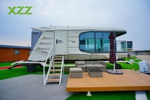 Modular Sang Trọng Nhỏ Của Apple Nhà Đúc Sẵn Kết Cấu Thép Năng Lượng Mặt Trời Không Gian Viên Nang Di Động Khách Sạn Văn Phòng Xây Dựng Hiện Đại - Product Image 4