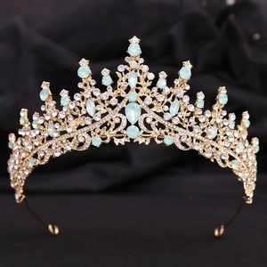Diadème de cheveux de mariage personnalisé Amelia Diadème de mariée en cristal Couronne de diadème en argent Accessoires de cheveux de mariage Coiffures Bijoux de tête - Product Image 5