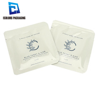 Sachets de café en aluminium mat noir scellés sur 3 côtés, personnalisables en usine, 5g 10g, petits emballages en plastique