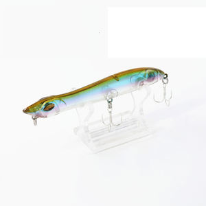 LE02 Fishing Lure Baits <span class=keywords><strong>surface</strong></span> 105mm 10.5g top water popper snake head wobbler - Product Image 4