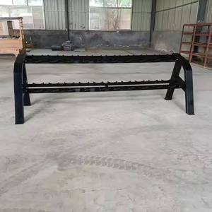 Rastrelliera per Manubri da Palestra Commerciale con Telaio in Acciaio Inossidabile Costruzione Resistente Caratteristiche di Sicurezza per Pesi Liberi - Product Image 3