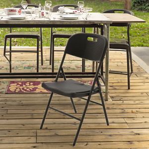 Ensemble <span class=keywords><strong>de</strong></span> meubles <span class=keywords><strong>de</strong></span> <span class=keywords><strong>jardin</strong></span> <span class=keywords><strong>pliable</strong></span> en <span class=keywords><strong>plastique</strong></span> pour se prélasser en plein air, piscine, plage, hôtel et parc pour cour intérieure - Product Image 5