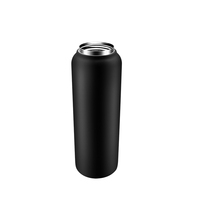 Bouteille thermos isolée sous vide à double paroi sans plomb, finition mate personnalisée, bouteille d'eau en acier inoxydable avec couvercle