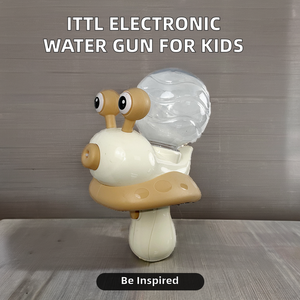 Trendy zomer speelgoed voor kinderen: nieuw druk-type schattig slakken plastic waterpistool voor strandpret - Product Image 4