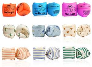 Brazaletes Inflables Promocionales Ecológicos de PVC para Adultos - Flotadores de Natación con Doble Cámara de Aire Texturizada para Hombres y Mujeres - Product Image 2