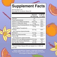 Fabricant OEM ODM de gouttes liquides multivitaminées pour tout-petits, formules personnalisées sans fer, étiquette privée, vente en gros en vrac, fourniture d'emballages