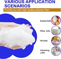 450g de rembourrage Polyfill doux pour oreiller, fibre de remplissage à haute résilience, lavable en machine, blanc naturel pour jouets d'animaux