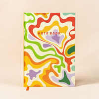 Vente chaude personnalisé Graffiti Art imprimé Logo A5 couverture rigide Journal cahier personnalisé à la mode planificateur/journal cadeaux