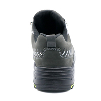 Chaussures de sécurité MaxiTough Low Cut Injection Green, résistantes aux chocs, avec embout en fibre de verre, tige en cuir nubuck, anti-huile, antidérapantes, durables