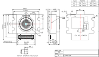 Module de caméra thermique d'imagerie thermique miniature infrarouge à ondes longues minuscule 1-C adapté à de nombreux domaines