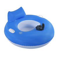 Nouveau radeau gonflable électrique en PVC avec moteur intégré, chaise longue pliante pour adultes avec dossier pour piscine extérieure