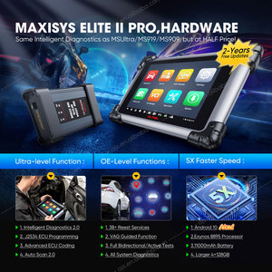 MaxiSYS II PRO OBD2 Outil universel professionnel pour véhicules avec nettoyeur d'injecteurs de carburant pour Q5 A5 Q7 - Product Image 3