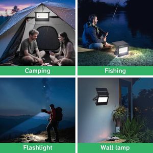 Projecteurs de sécurité solaires LED étanches à détecteur de mouvement, 6500K, pour extérieur, jardin, patio, cour, camping - Product Image 6