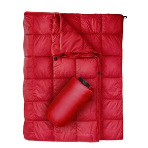 Portable Camping hiver pique-nique couverture personnalisée imperméable léger compressible gonflé Camping en plein air randonnée <span class=keywords><strong>voyage</strong></span> vers le bas couverture - Product Image 3
