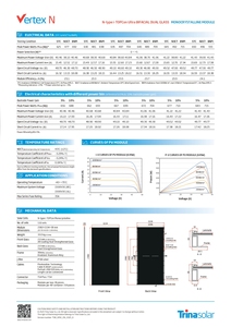 Tie 1 Brand Trina 625W 630W 640w 650W TSM-NEG19RC.20 Bifacial Monocrystalline <strong>Solar</strong> <strong>Panels</strong> <strong>Prices</strong> - Product Image 5