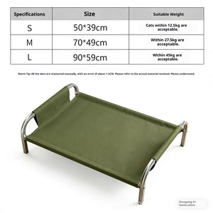 卸売中型犬用耐摩耗性防湿取り外し可能洗濯可能ペットキャンプベッドケネルオールシーズン - Product Image 4