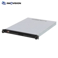 Boîtier d'ordinateur standard 1U 19 pouces pour montage en rack avec de vastes baies de stockage, profondeur 550 mm, boîtier de serveur ATX 1U