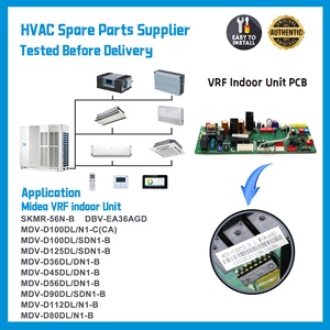 บอร์ดควบคุมหลักภายในอาคาร Midea VRF รุ่นดั้งเดิม 17126000000003 สำหรับอะไหล่ระบบปรับอากาศ - Product Image 4