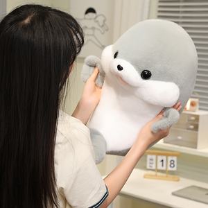 ตุ๊กตาแมวน้ำน่ารัก มาใหม่ ตุ๊กตาโลมาท่านอนสุดน่ารัก ของเล่นตุ๊กตาสัตว์หลากสีสัน สำหรับตกแต่งบ้าน - Product Image 3