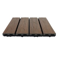 Dalles de terrasse en bois composite résistantes à l'usure et à l'humidité pour l'extérieur, terrasse, balcon, sous-sol, dalles de terrasse WPC DIY