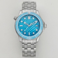 Montre de plongée mécanique pour homme avec logo personnalisé, fabrication directe d'usine, OEM ODM, automatique, étanche, acier inoxydable, cadran à aiguilles